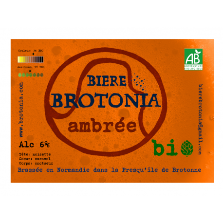Bière Ambrée Bio 75cl