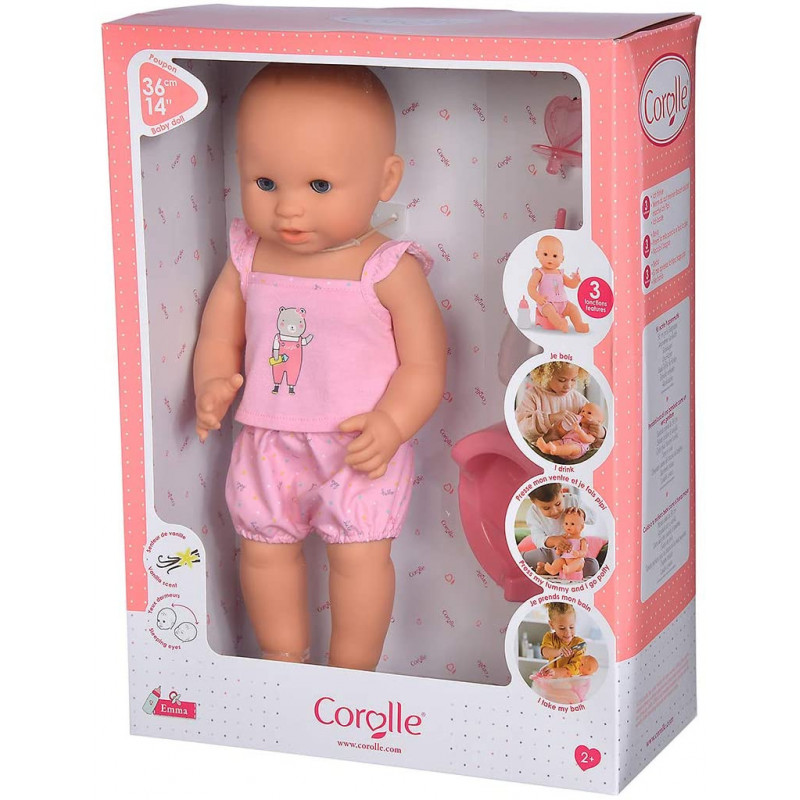 Corolle Emma Fait Pipi Poupon Pot Et T Tine Rose Achetezsurcauxseine
