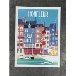 Affiche Honfleur