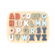 Puzzle des formes en bois - Alphabet
