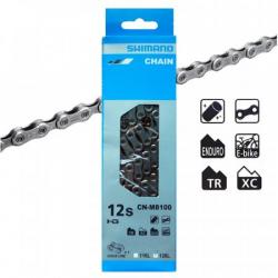 CHAINE 12 V SHIMANO DEORE XT 126 Maillons Quick Link CN-M8100 12v ICNM8100126Q
