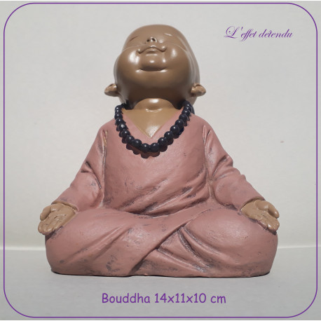 Bouddha méditation tête vers le ciel