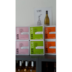 Cubis  vin blanc sec" Côtes de GascogneUbyn°3" 2019-5 Litres