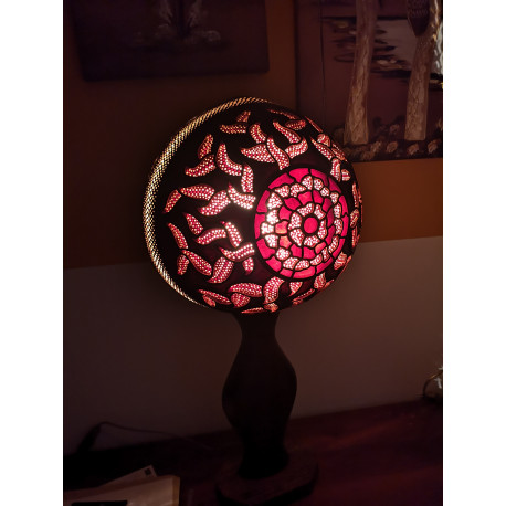 Lampe pied bouteille