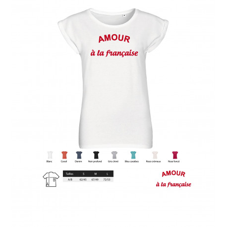 tee-shirt femme Amour la française
